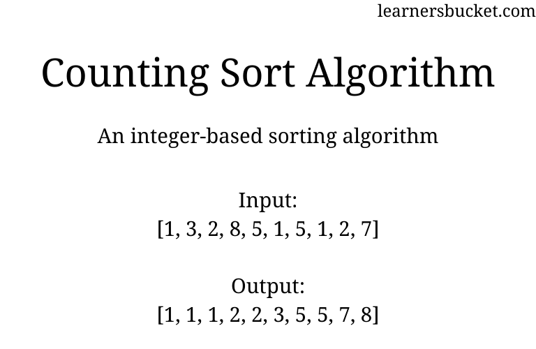 Bubble sort algorithm in javascript - LearnersBucket