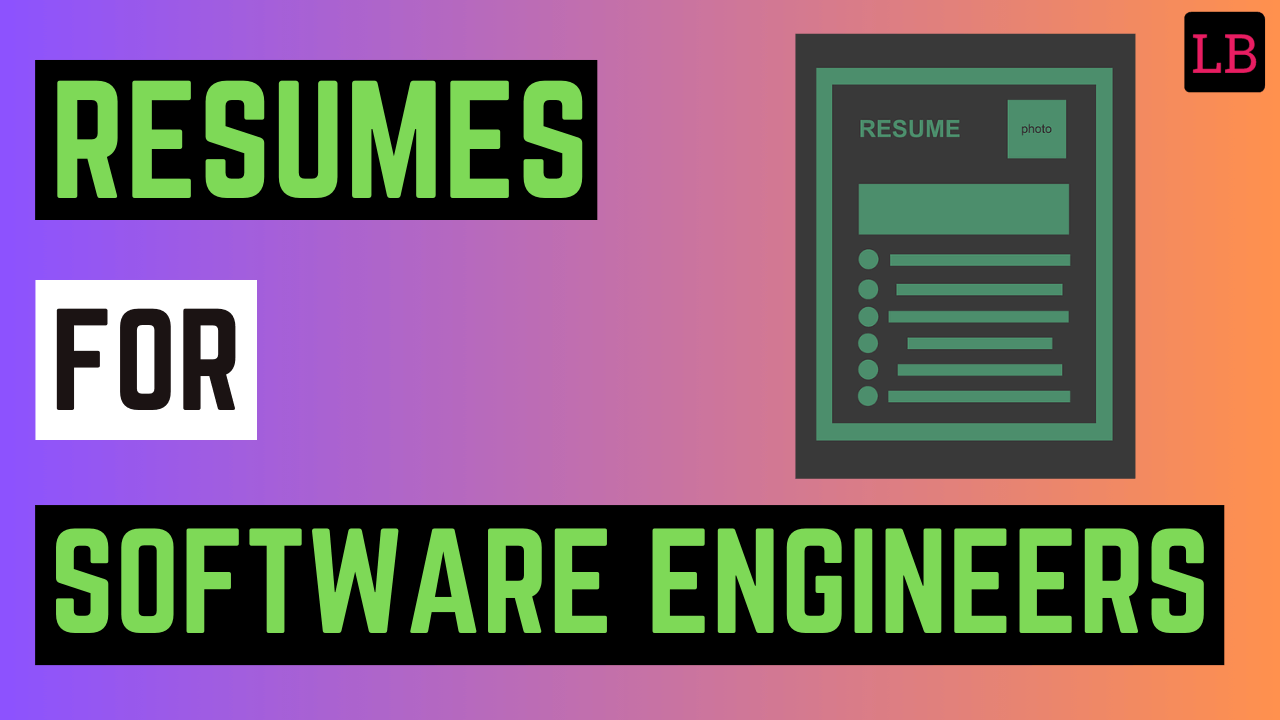 Resume for software engineers - LearnersBucket