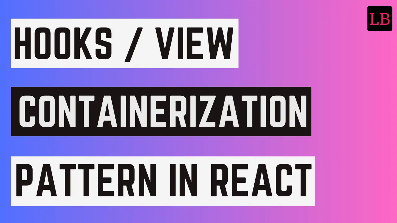 container presentational pattern